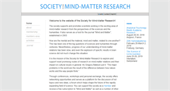 Desktop Screenshot of mindmatter.de